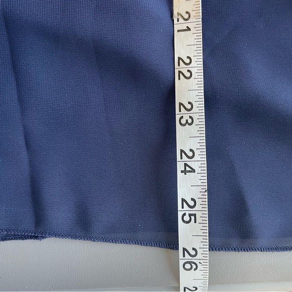 Casting Blouse - V-Neck, Jeweled Neckline, Blooming Sleeves - Blue & Silver - S - Picture 8 of 8